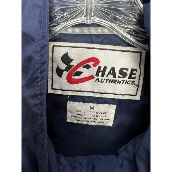 Jimmie Johnson Windbreaker Jacket Medium Blue NASCAR Racing Lowe’s 48 - Picture 5 of 10